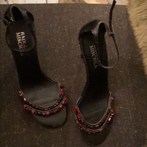 Badgley Mischka Sexy ankle strap 3” heels